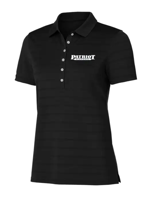 Callaway Womens Black Ventilated Polo w/Patriot Disposal Logo