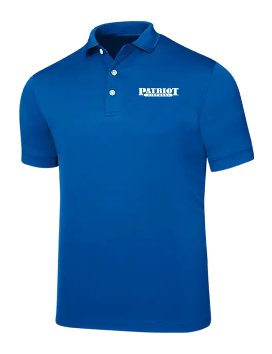 Callaway Ottoman Royal Blue Polo w/Patriot Disposal Logo