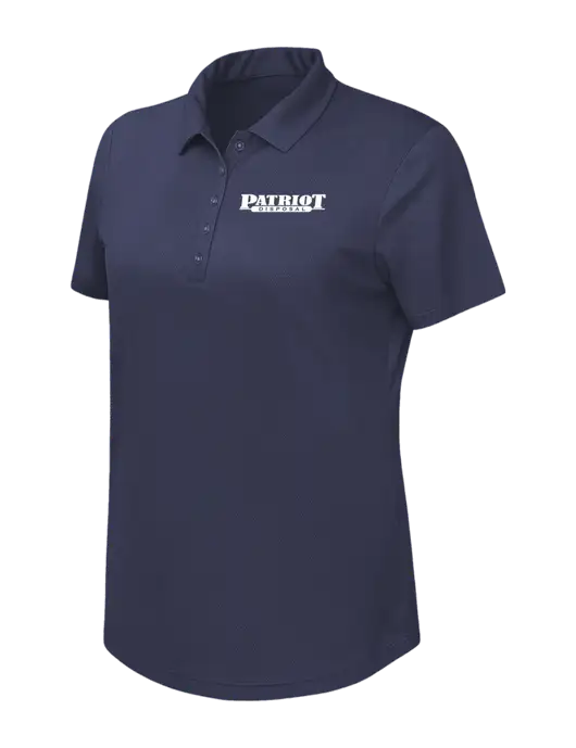 Callaway Womens Birdseye Navy Polo w/Patriot Disposal Logo