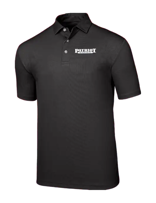 Callaway Birdseye Black Polo w/Patriot Disposal Logo