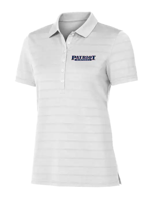 Callaway Womens Bright White Ventilated Polo w/Patriot Disposal Logo