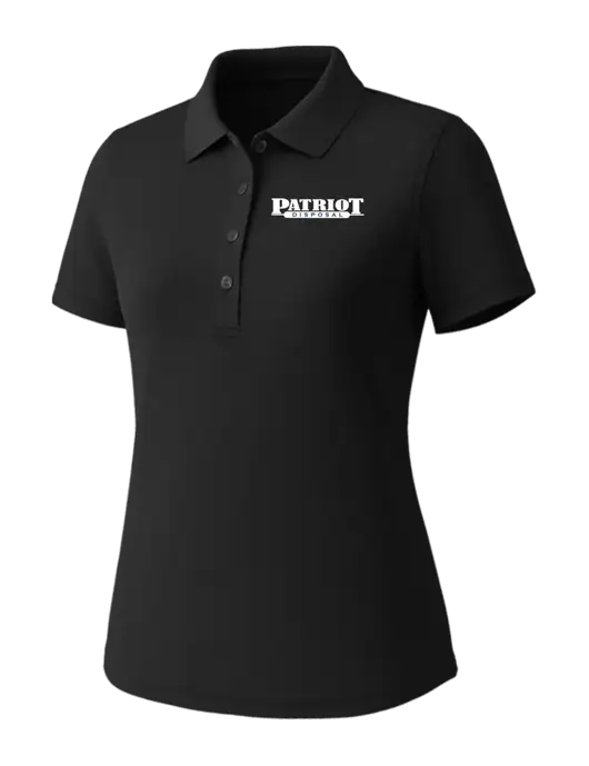 Callaway Womens Core Black Performance Polo w/Patriot Disposal Logo