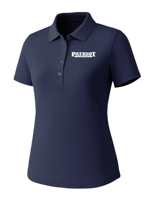 Callaway Womens Core Navy Performance Polo w/Patriot Disposal Logo