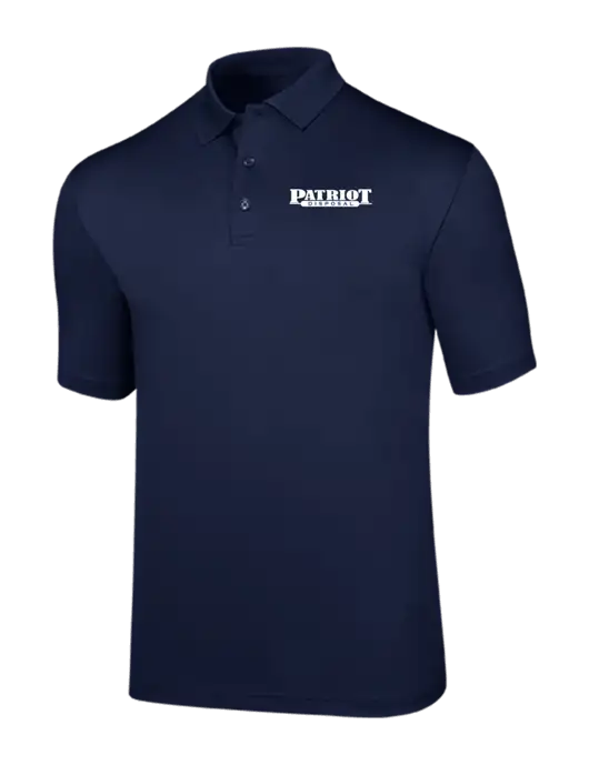 Callaway Opti-Dri Navy Chev Polo w/Patriot Disposal Logo