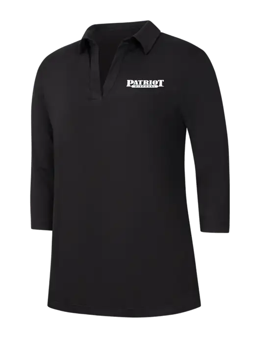 Womens Black Luxe Knit Tunic w/Patriot Disposal Logo