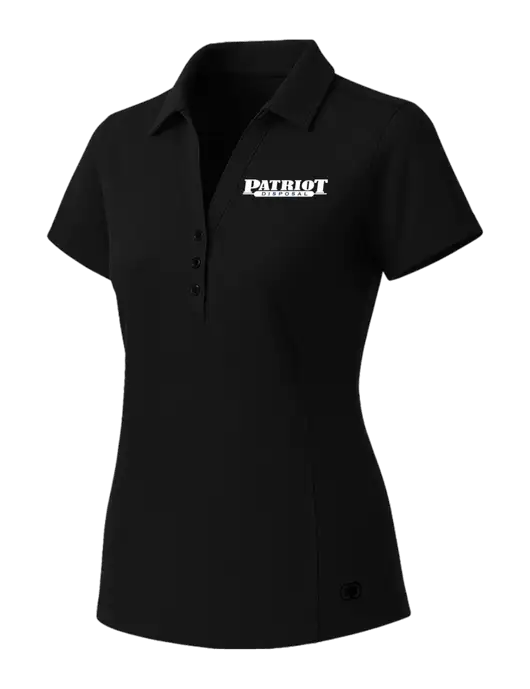 OGIO Womens Blacktop ONYX Polo w/Patriot Disposal Logo