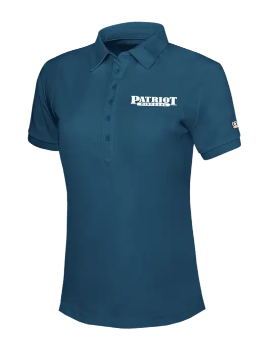 OGIO Womens Light Navy Jewel Polo w/Patriot Disposal Logo