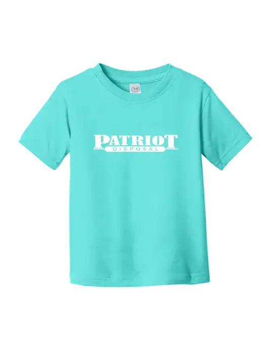 Rabbit Skins Carribean Toddler Fine Jersey Tee w/Patriot Disposal Logo
