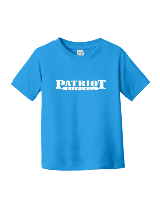 Rabbit Skins Cobalt Toddler Fine Jersey Tee w/Patriot Disposal Logo