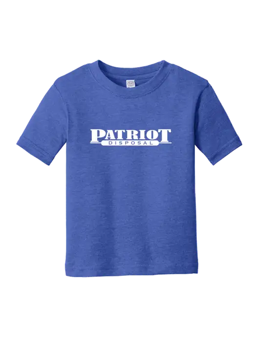 Rabbit Skins Vintage Royal Toddler Fine Jersey Tee w/Patriot Disposal Logo