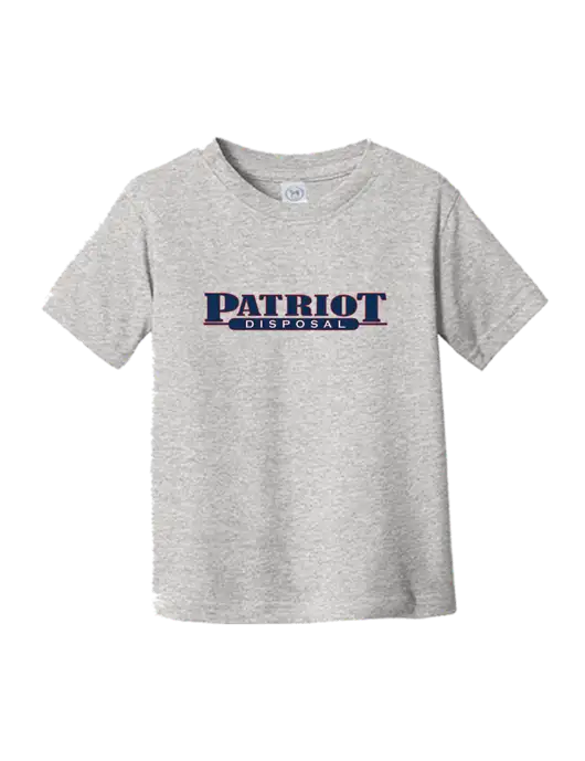 Rabbit Skins Light Grey Heather Toddler Fine Jersey Tee w/Patriot Disposal Logo