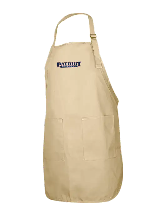 Full-Length Stone Apron With Pockets w/Patriot Disposal Logo