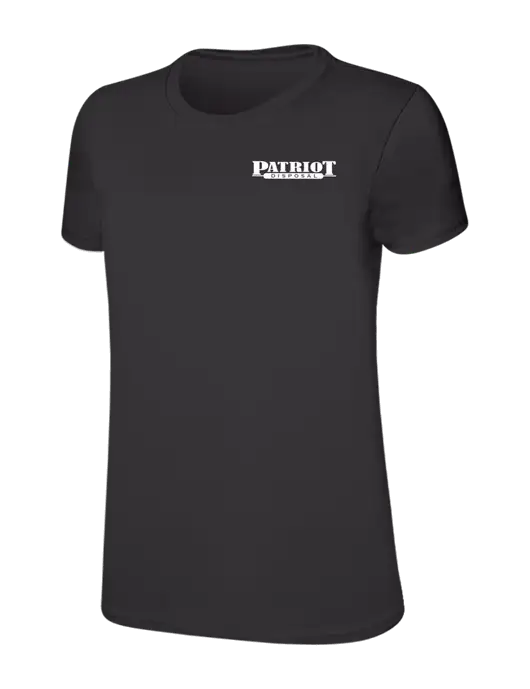 Womens Ring Spun Charcoal 4.5 oz T-Shirt w/Patriot Disposal Logo