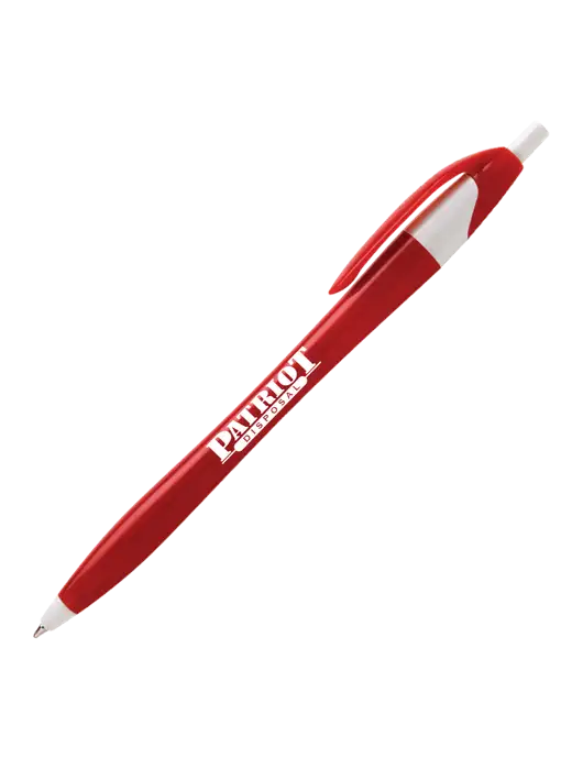 Novella Red/White Executive Pen - Blue Ink w/Patriot Disposal Logo