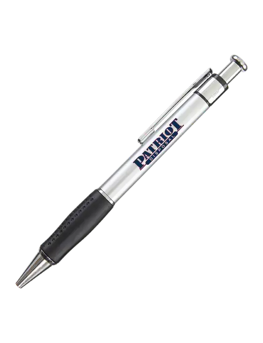 Malta Silver Pen - Black Ink w/Patriot Disposal Logo