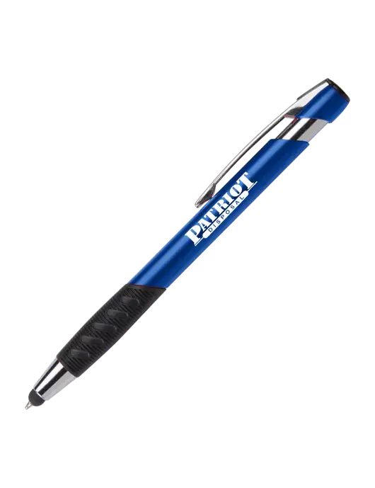 Alize Blue Stylus Black Ink Pen w/Patriot Disposal Logo