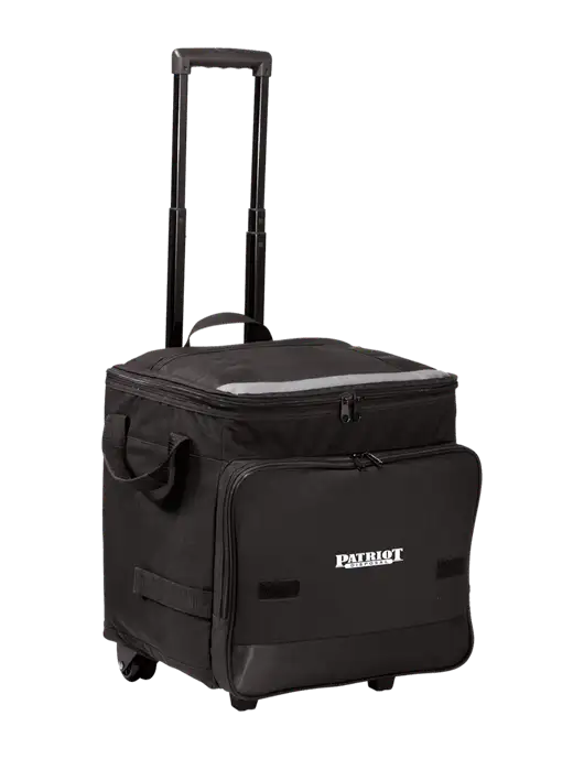 Black Rolling Cooler w/Patriot Disposal Logo