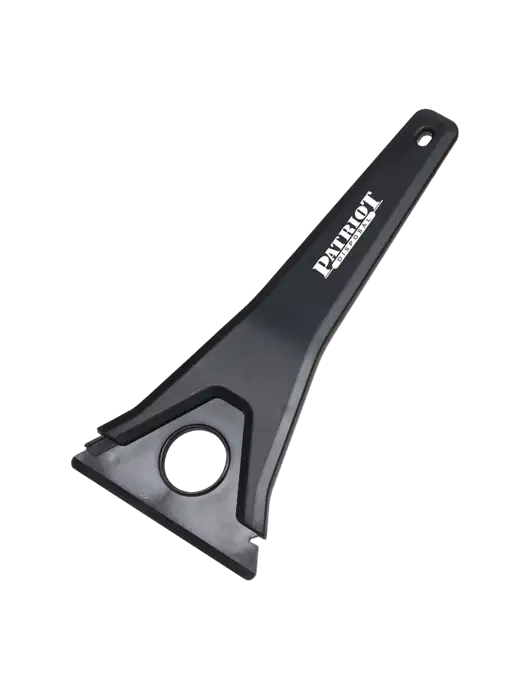 TriBlade Black Windshield Scraper w/Patriot Disposal Logo