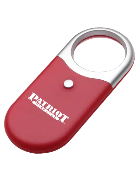 Compact Red Magnifier Light w/Patriot Disposal Logo