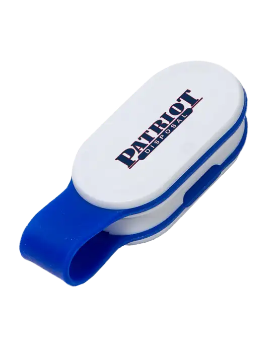 Magna Clip Blue Personal Safety Light w/Patriot Disposal Logo