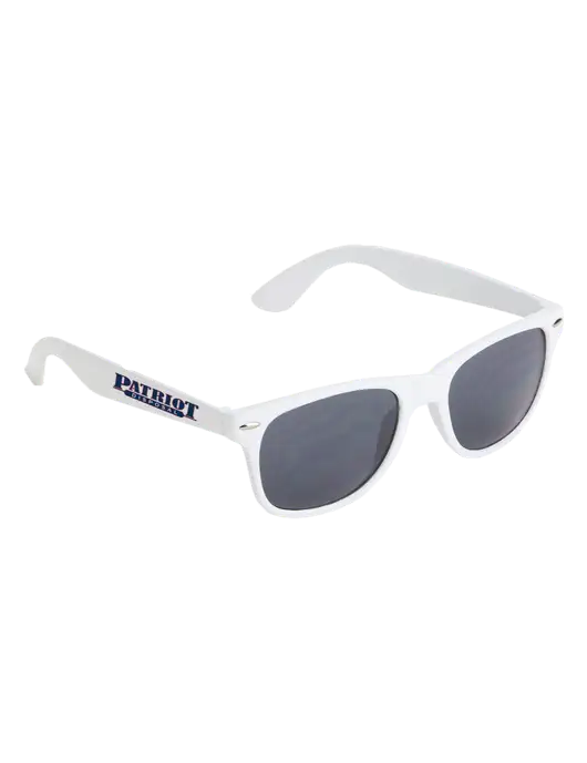 Daytona White Sunglasses w/Patriot Disposal Logo