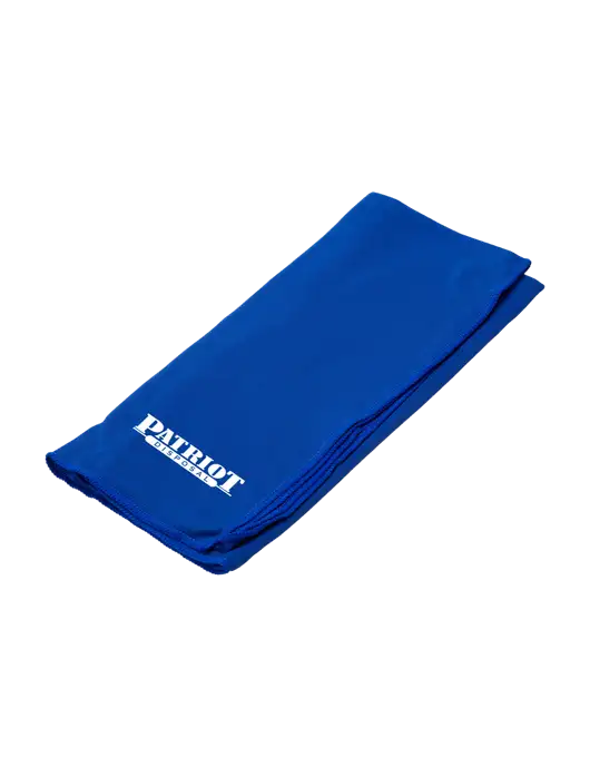 Eclipse Blue Copper Infused Cooling Towel w/Patriot Disposal Logo