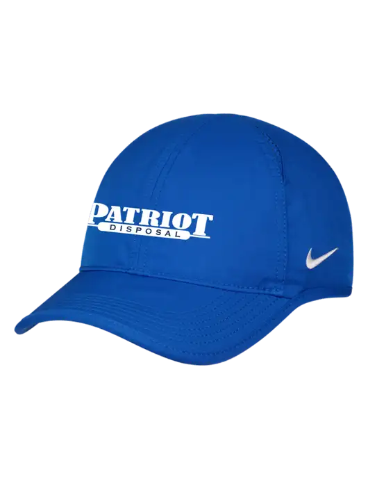 Nike Royal Featherlight Cap w/Patriot Disposal Logo