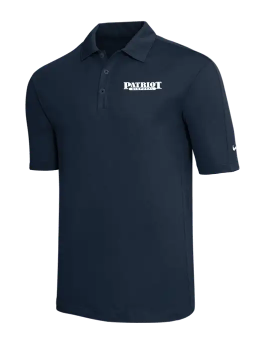Nike Navy Tech Sport Dri-FIT Polo w/Patriot Disposal Logo