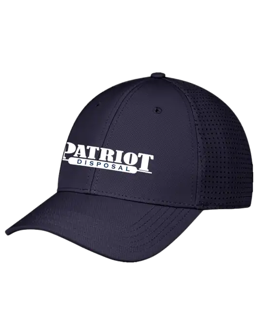 Navy Performance Stretchable Cap Hook & Loop w/Patriot Disposal Logo
