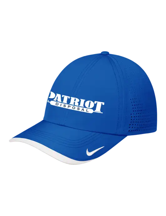 Nike Royal/White Dri-FIT Perforated Performance Cap w/Patriot Disposal Logo