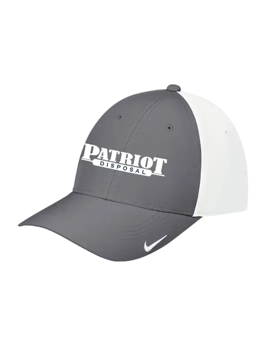 Nike Dark Grey/White Dri-FIT Legacy Cap w/Patriot Disposal Logo