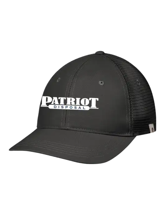 Carhartt Black Trucker Rugged Pro Series Cap w/Patriot Disposal Logo