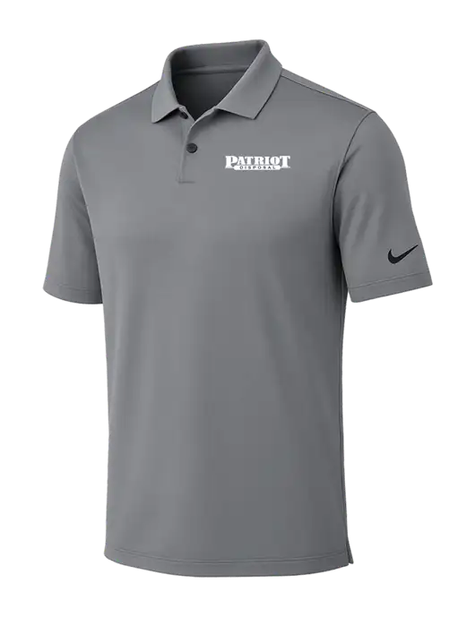 Nike Medium Grey Dri-FIT Vapor Polo w/Patriot Disposal Logo