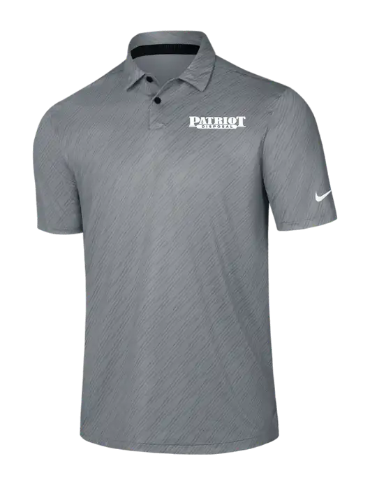 Nike Medium Grey Vapor Dash Polo w/Patriot Disposal Logo