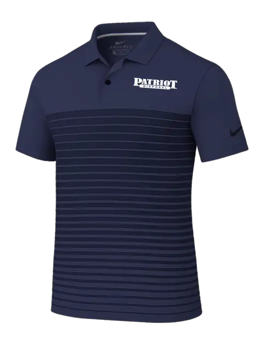 Nike Navy Dri-FIT Vapor Block Polo w/Patriot Disposal Logo
