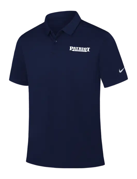 Nike Navy Dry Essential Solid Polo w/Patriot Disposal Logo