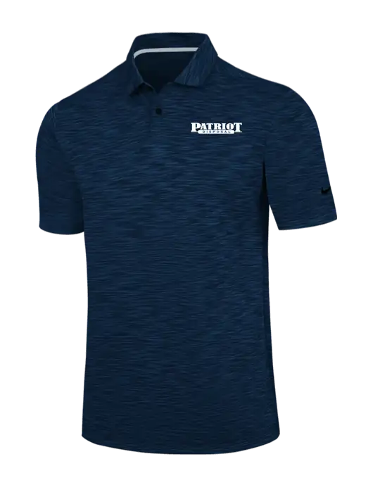 Nike Navy Dri-FIT Vapor Space Dyed Polo w/Patriot Disposal Logo