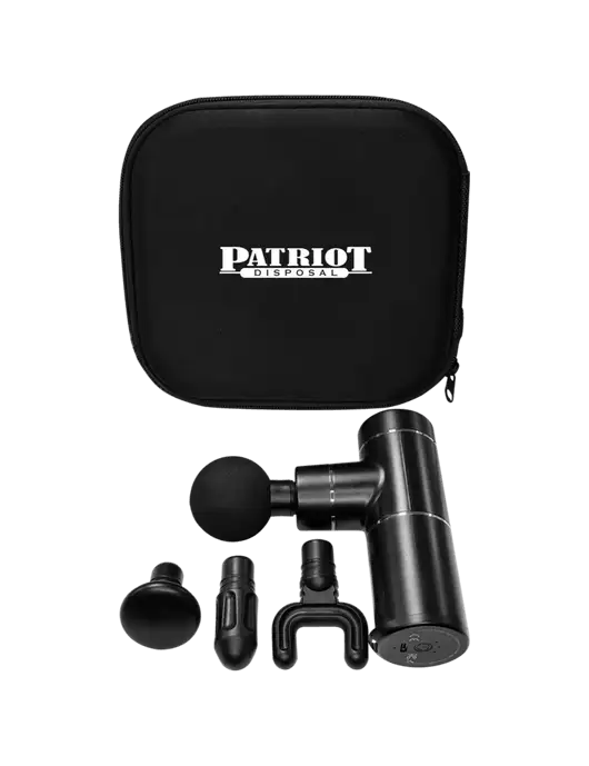 Muscle Revive Handled Massage Gun w/Patriot Disposal Logo
