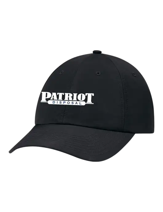 Richardson Relaxed Performance Lite Black Cap w/Patriot Disposal Logo