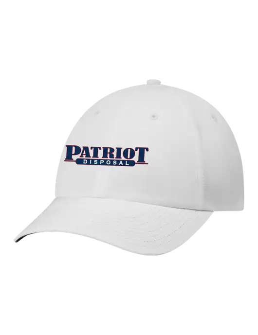 Richardson Relaxed Performance Lite White Cap w/Patriot Disposal Logo