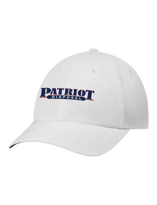 Richardson Relaxed Performance Lite White Cap w/Patriot Disposal Logo
