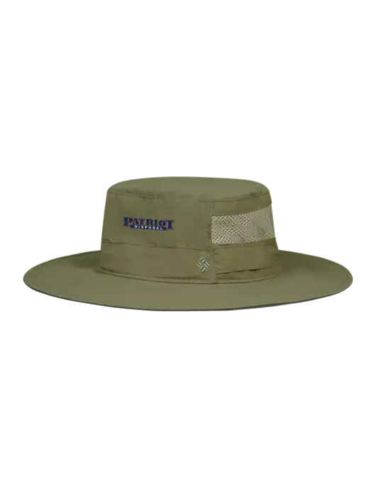Columbia Dark Tan Bora Bora Booney  Hat w/Patriot Disposal Logo