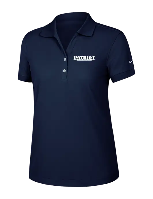 Nike Womens Dri-FIT Classic Dark Navy Polo w/Patriot Disposal Logo