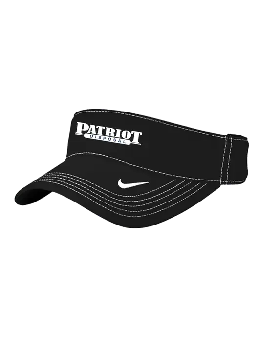 Nike Black Dri-FIT Ace Visor w/Patriot Disposal Logo