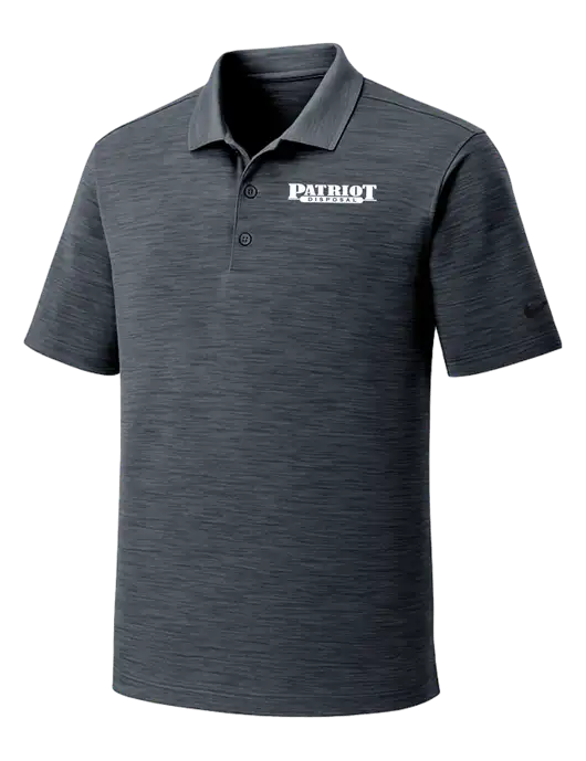 Nike Dri-FIT Dark Grey Striated Polo w/Patriot Disposal Logo