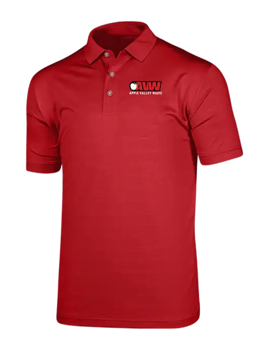 Callaway Vibrant Red Ventilated Polo w/Apple Valley Logo
