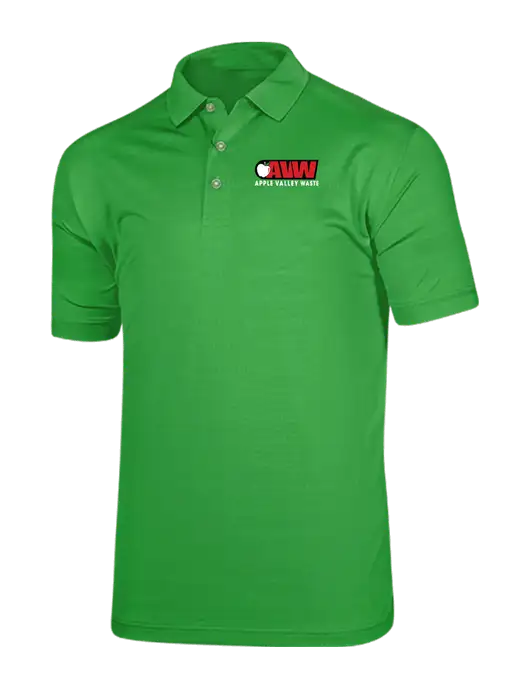 Callaway Vibrant Kelly Green Ventilated Polo w/Apple Valley Logo
