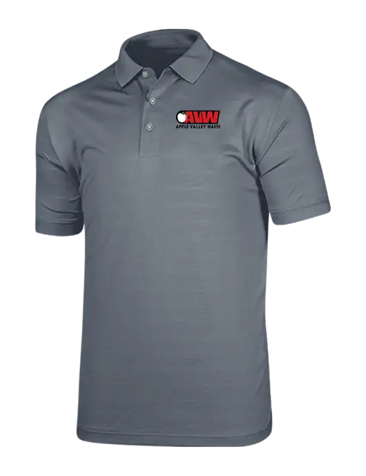 Callaway Vibrant Light Grey Ventilated Polo w/Apple Valley Logo