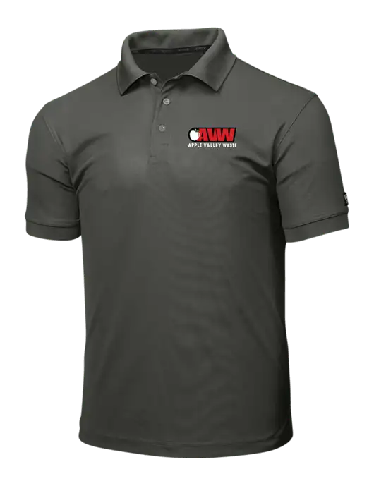 OGIO Medium Grey Caliber 2.0 Polo w/Apple Valley Logo