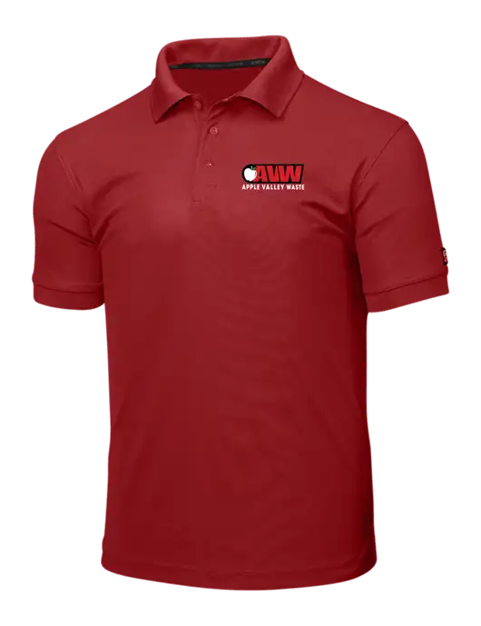 OGIO Red Caliber 2.0 Polo w/Apple Valley Logo